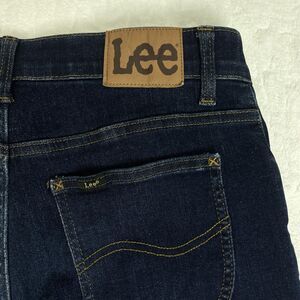 Lee Women’s Indigo Bootcut Jeans with Tan Leather Patch